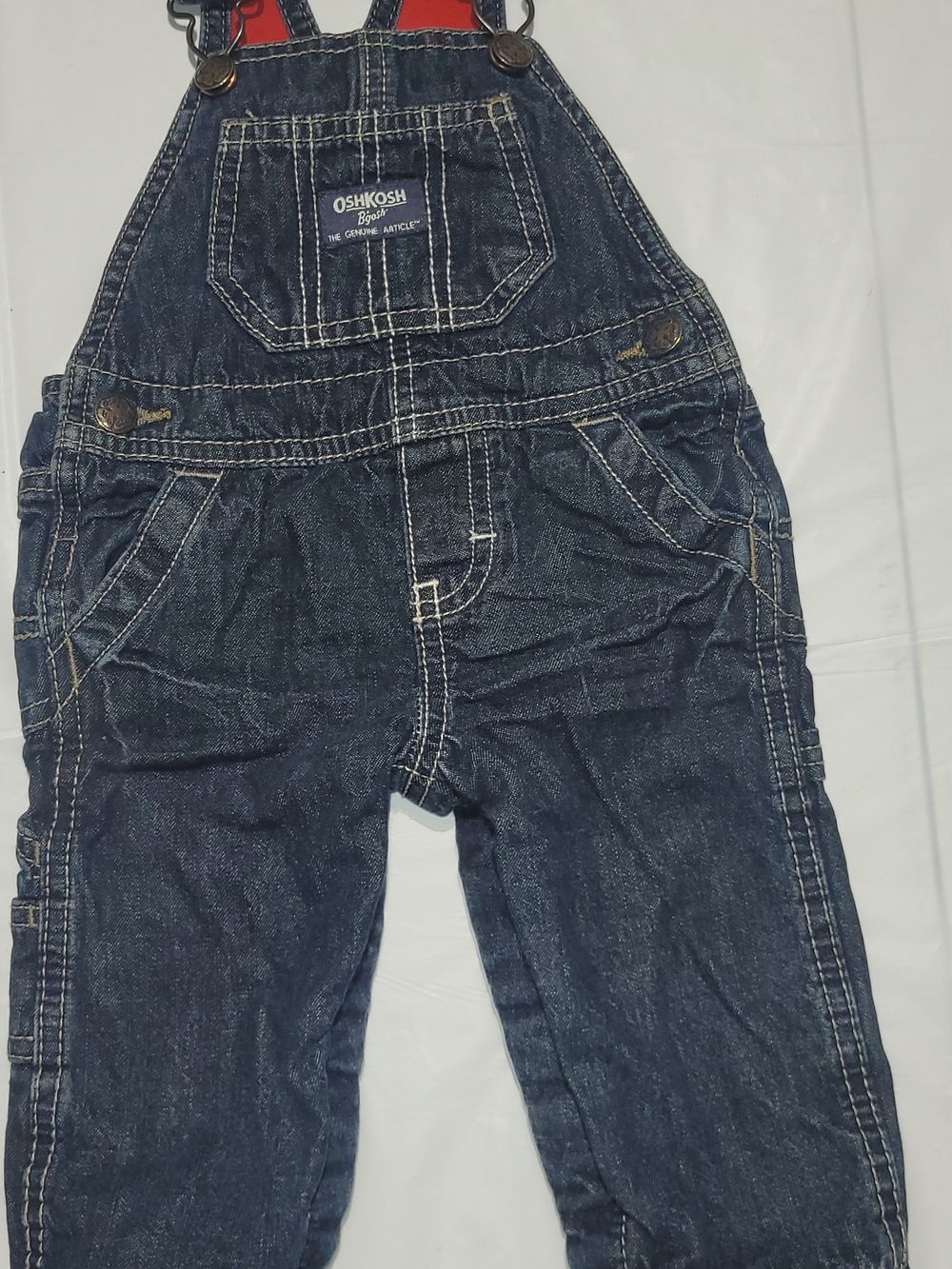 OshKosh B'gosh Dark Blue Denim Overalls for Kids Size 6 Months